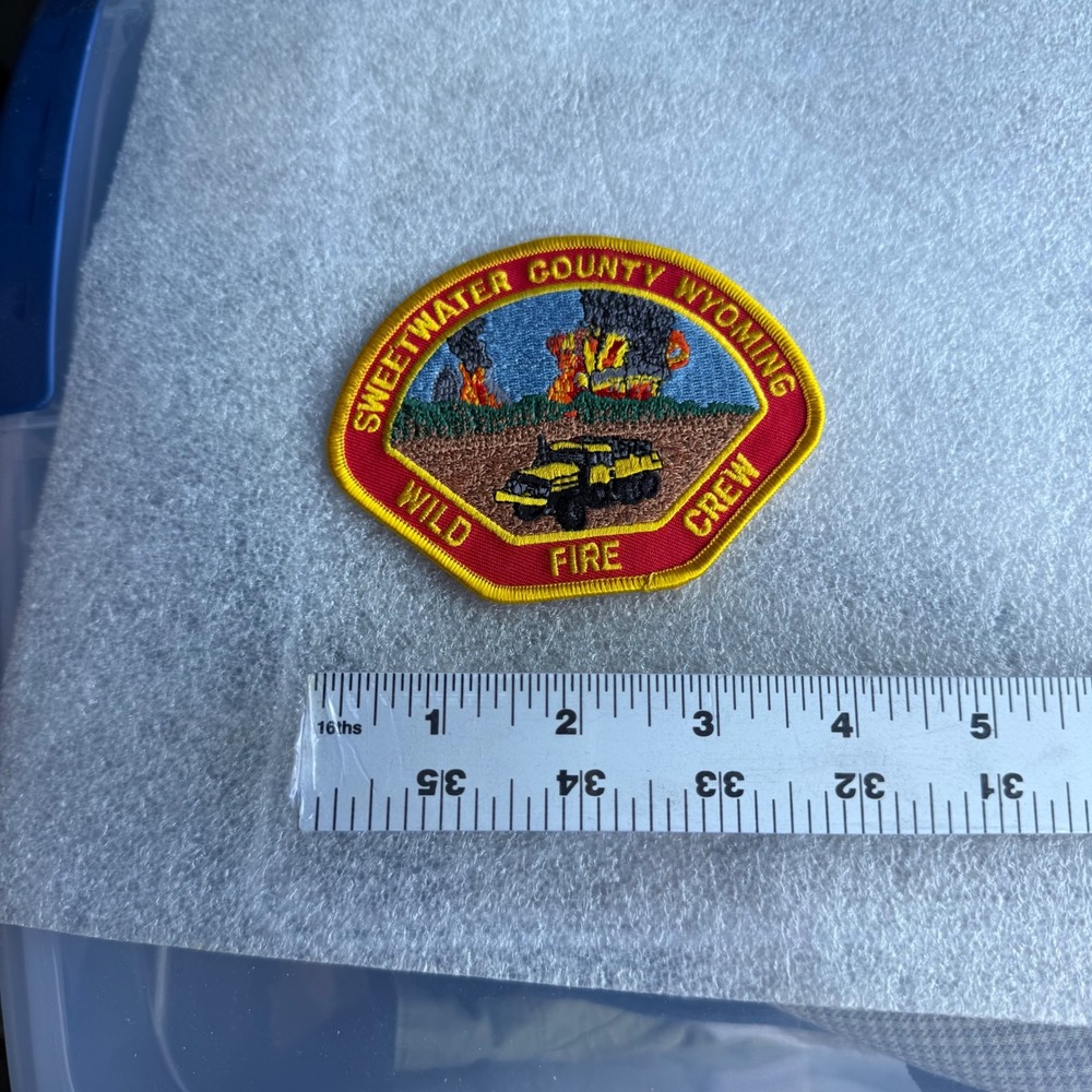 Sweetwater‎ County Wyoming Wildland Fire Crew Patch Uniform Emblem